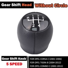 Manual 5 Speed Gear Shift Knob for OPEL CORSA C 2001-2006 TIGRA B 2004-2012