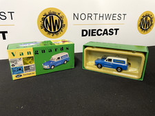 VANGUARDS 1:43 SCALE VA00414 FORD ANGLIA VAN - STRATFORD BLUE