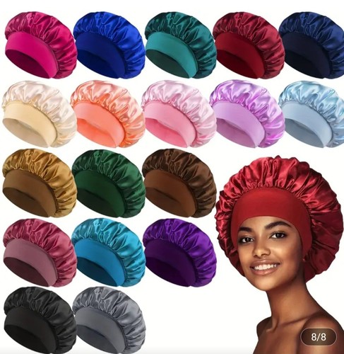 Women long hair satin bonnet - women,