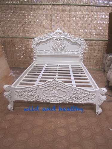 Single size mahogany french - single,