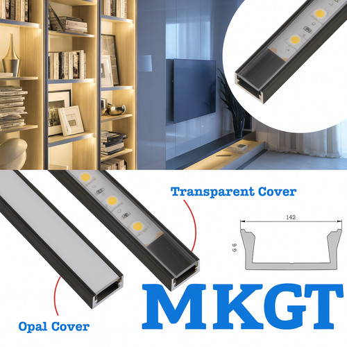 Mkgt 12pcs black led - 1m,