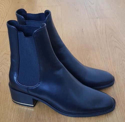 Zara black faux leather - zara,