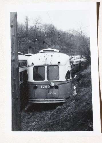 Trolley street cars 1789 - cars, in