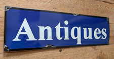 ANTIQUES - ENAMEL SIGN - Metal
