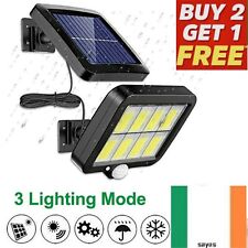 160 LED Solar Lights Outdoor Garden Street Waterproof PIR Motion Sensor Lamp