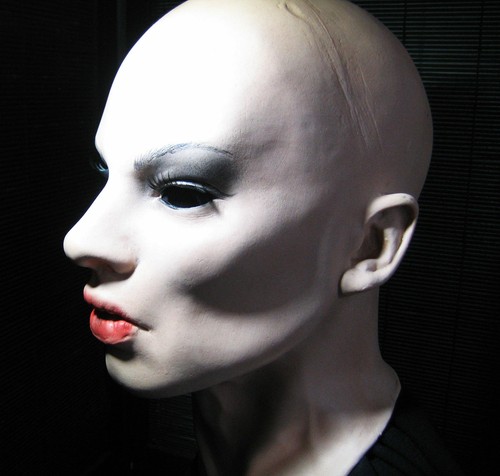 Latex mask emilia - latex, +lashes
