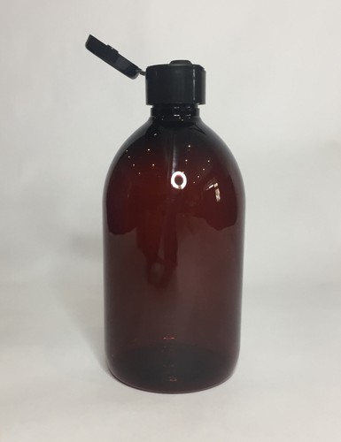 500ml pet plastic amber round - pet,