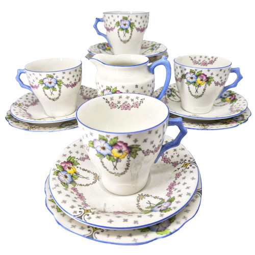 China tea set - tea, trio