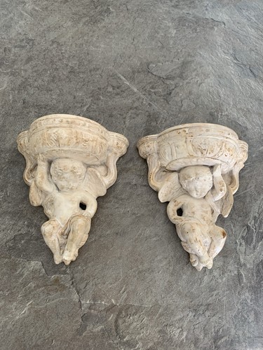 Vintage pair mirror image - pair,