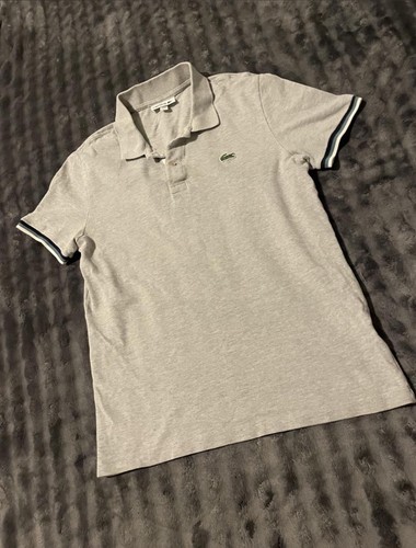 Lacoste gray polo - lacoste,