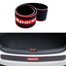 Rubber Auto SUV Bumper Scratch Protector Non-slip Pad Cover 90cm x 7.3cm x 0.5cm