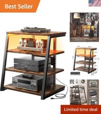 4-Tier AV Media Stand with