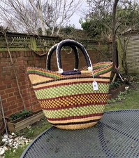 Bolga basket from ghana - basket,