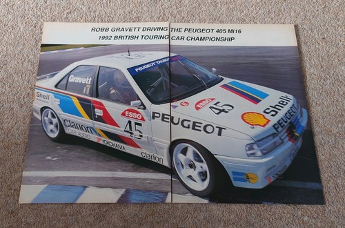 Peugeot 405 mi16 poster - peugeot,