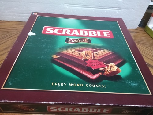 Scrabble deluxe board - scrabble,