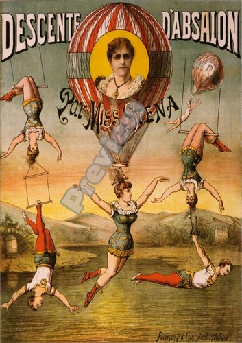 Vintage old circus - old,