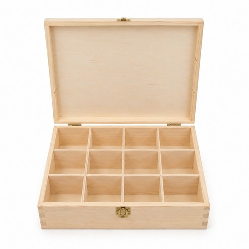 Large wooden tea - tea, 12