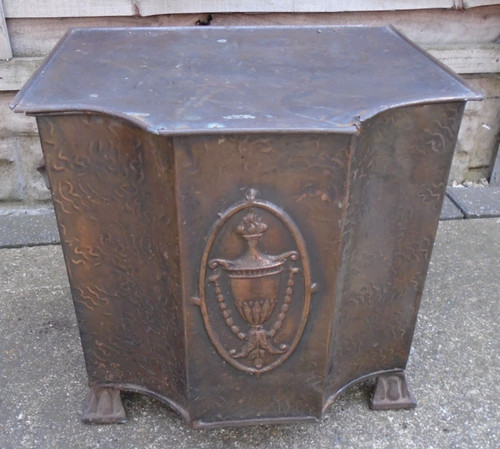 Art nouveau style metal coal - style,