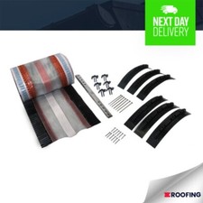 Easy-Trim Universal Dry Ridge F System Kit | Mortar Free | Dry Fix | Black