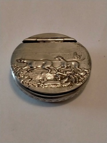 Pewter snuff box rare - pewter,