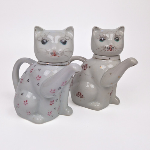 Vintage ceramic cat - vintage,