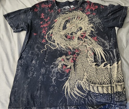Affliction dragon tattoo print - affliction,