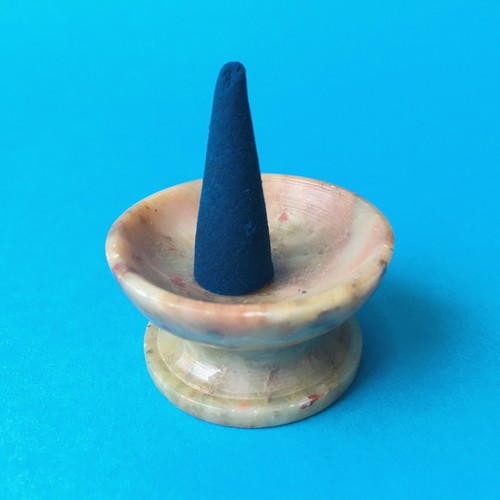 Soapstone incense cone - soapstone,