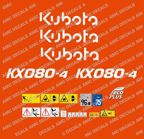 Kubota kx080 mini - kx080-4,