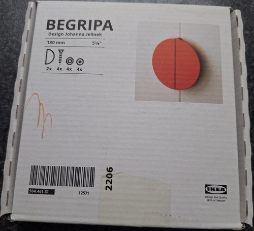 Ikea begripa bright red retro - begripa,