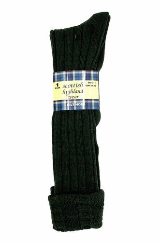 Mens kilt socks olive wool - mens,