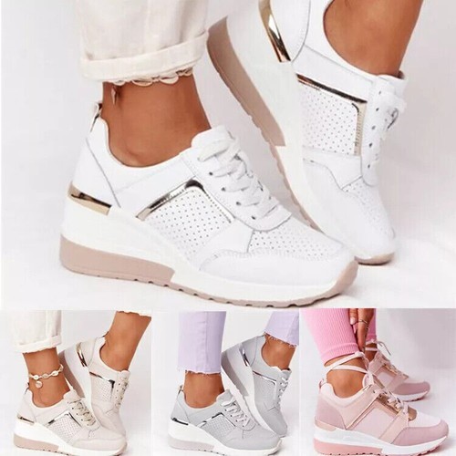 Ladies wedge hidden - ladies, trainers