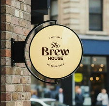 360° Rotating Light Box Sign