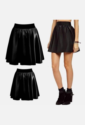 Ladies sexy high waist faux - high,