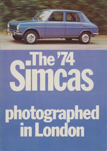 Simca range 1000 1100 1301 - range,