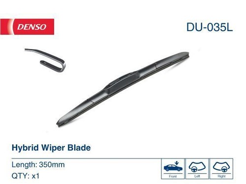 Denso rear wiper blade - rear, fits