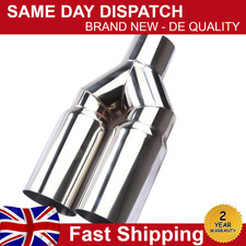 3" Twin Straight Cut Tailpipe