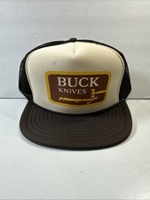 Buck Knives Hat Trucker Mesh Brown Snapback New OS