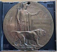 WW1 Memorial Plaque, Harry