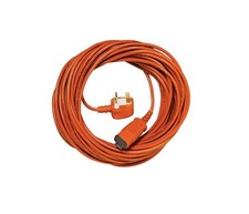 Power Cable for FLYMO Vision Compact Lawnmower Mains Lead Plug - 20 Metre