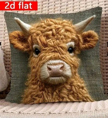 Beautiful highland cow - cow, calves