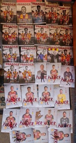 Bradford city programmes - 32,