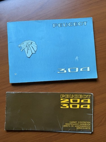 Peugeot 304 handbook and - peugeot,