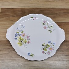 Vintage Richmond Wild Anemone Bone China 10.5" Cake / Sandwich Plate