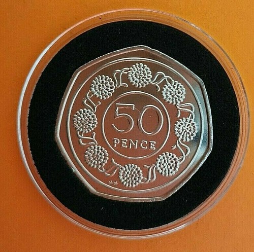 Gibraltar 1988 50p - pence, coin