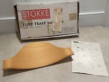 Stokke Tripp Trapp Natural Wooden Baby Set Back Rest C/W Original Box- Ex Cond