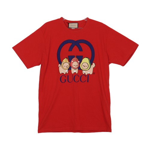 Gucci graphic shirt red - graphic,