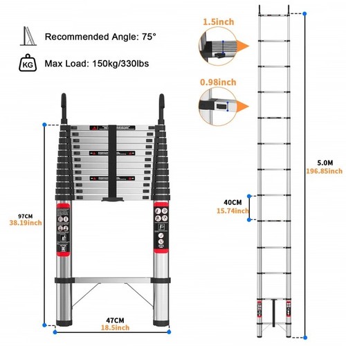 Telescopic ladder - ✅,