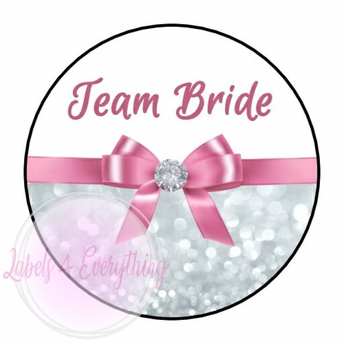 Team bride pink silver diamond - pink,