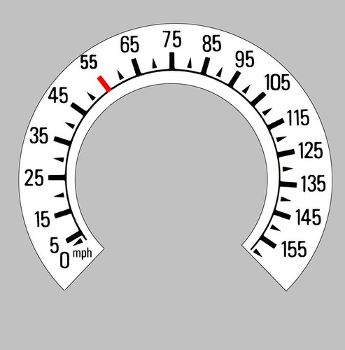 Speedometer sticker fits - speedometer,