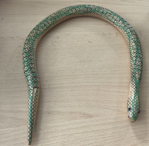 Wooden wiggle snake toy - wiggle, 49cm